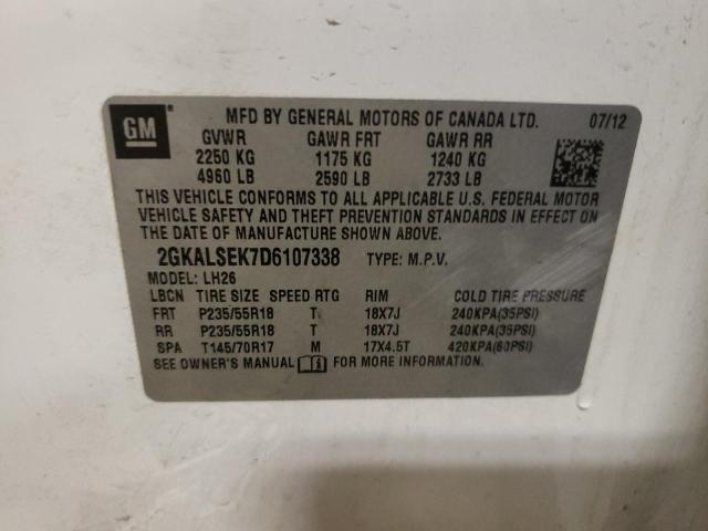 2GKALSEK7D6107338 GMC Terrain Sle