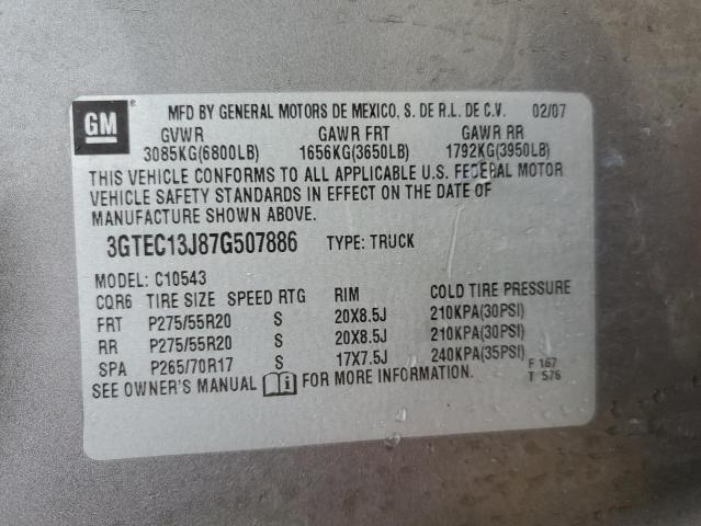 3GTEC13J87G507886 GMC New Sierra C1500