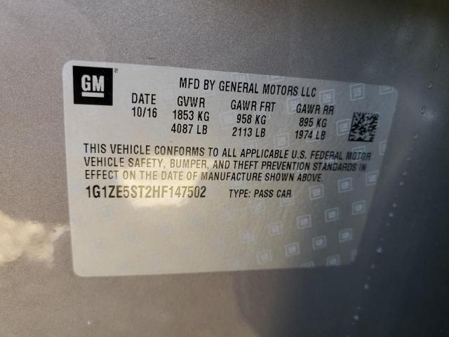 2017 CHEVROLET MALIBU LT1 1G1ZE5ST2HF147502