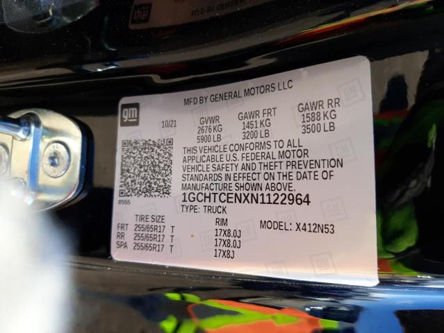 2022 CHEVROLET COLORADO L - 1GCHTCENXN1122964