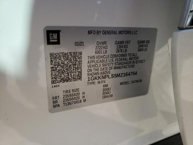 1GKKNPLS5MZ164754 GMC Acadia Denali