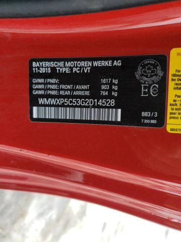 WMWXP5C53G2D14528 Mini Cooper