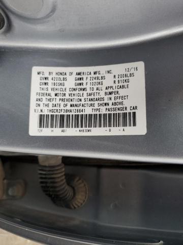 2017 HONDA ACCORD LX - 1HGCR2F38HA128641