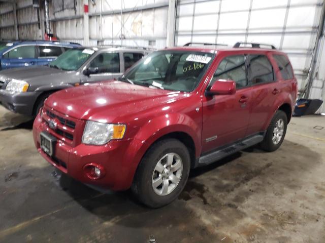 Salvage cars for sale at Woodburn, OR auction: 2008 Ford Escape Limited