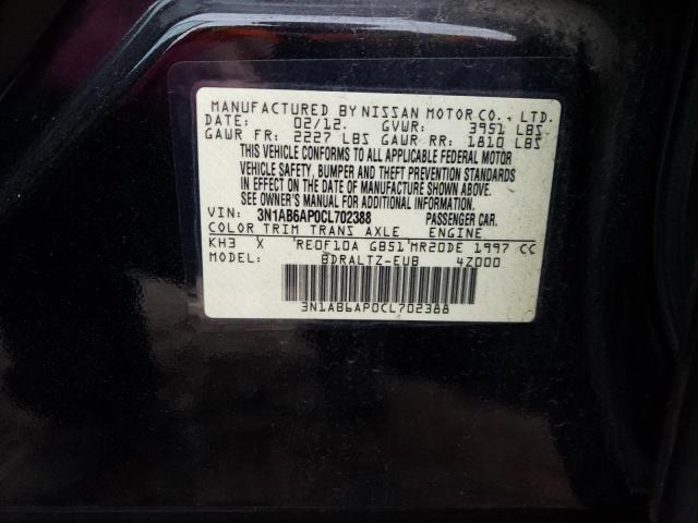 3N1AB6AP0CL702388 Nissan SENTRA 2.0