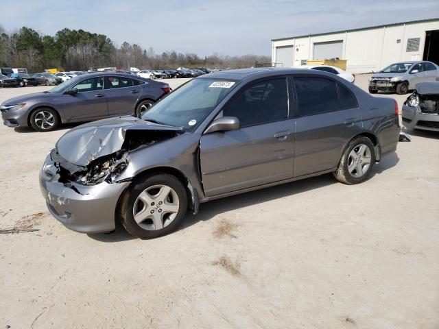 Salvage cars for sale from Copart Gaston, SC: 2005 Honda Civic EX