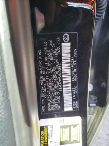 2021 LEXUS ES 300H LU 58AEA1C15MU009907