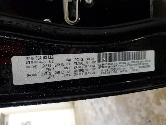 2016 DODGE 100 3C4PDCEGXGT107015