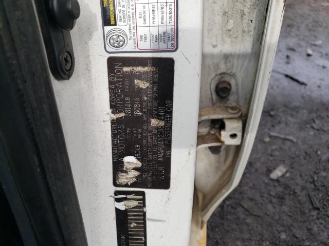 KNAFU4A21A5124401 KIA FORTE EX
