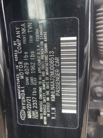 2021 HYUNDAI ELANTRA LI - KMHLN4AJ2MU008513