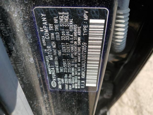 2018 HYUNDAI KONA SEL KM8K2CAA3JU072859