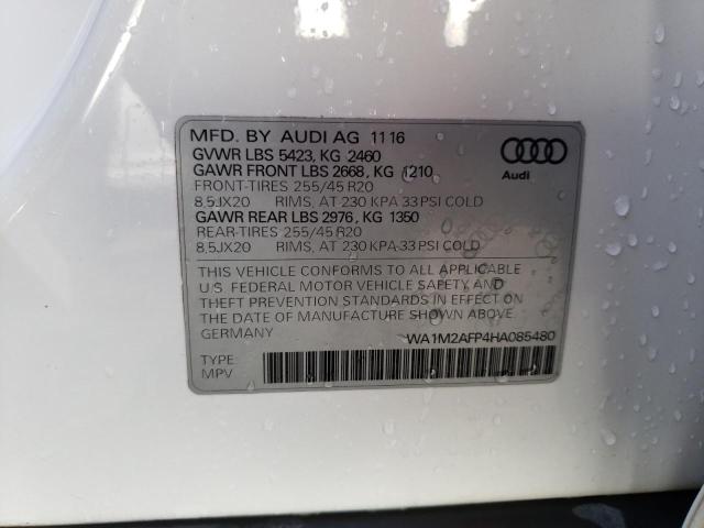 VIN WA1M2AFP4HA085480 2017 AUDI Q5 no.12