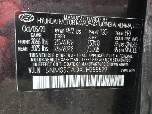 2020 HYUNDAI SANTA FE L - 5NMS5CADXLH288529