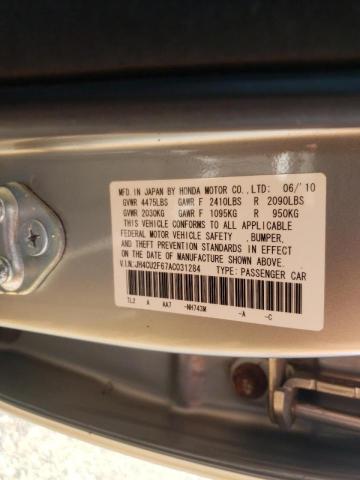 JH4CU2F67AC031284 Acura TSX
