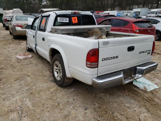 1D7HL48K34S570842 Dodge Dakota Quad Slt