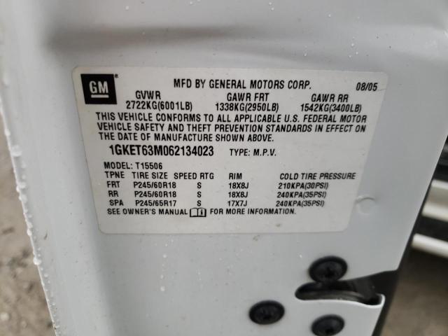 1GKET63M062134023 GMC Envoy Denali