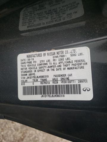 2020 INFINITI Q60 PURE - JN1EV7EL8LM380319