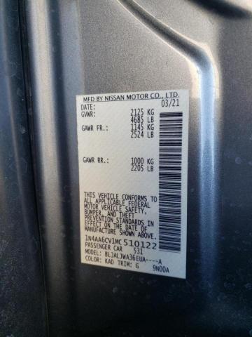 1N4AA6CV1MC510122 Nissan MAXIMA SV