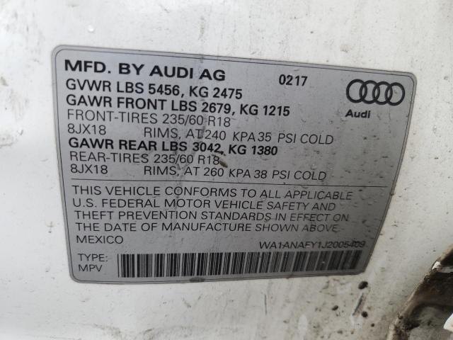 2018 AUDI Q5 PREMIUM WA1ANAFY1J2005409