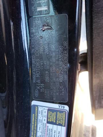 KNAFZ5A38F5367081 KIA FORTE SX