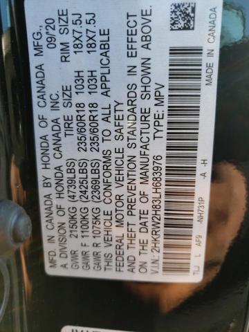 2020 HONDA CR-V EXL - 2HKRW2H83LH683976