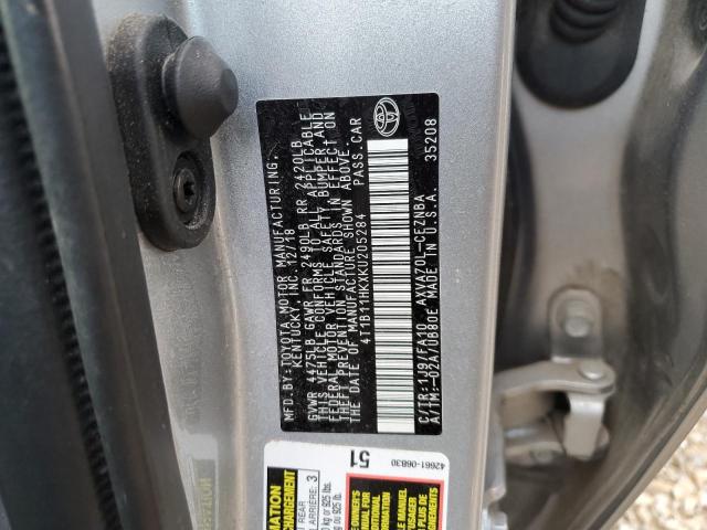 2019 TOYOTA CAMRY L - 4T1B11HKXKU205284