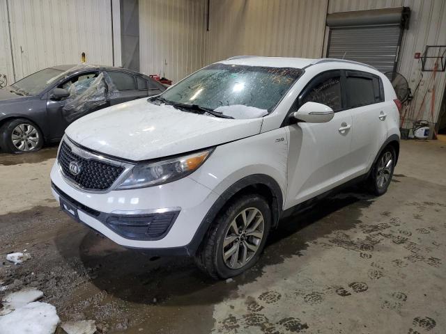 Salvage cars for sale from Copart Lyman, ME: 2015 KIA Sportage LX