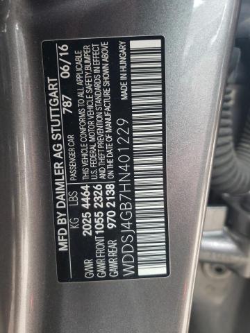 2017 MERCEDES-BENZ CLA 250 4M - WDDSJ4GB7HN401229