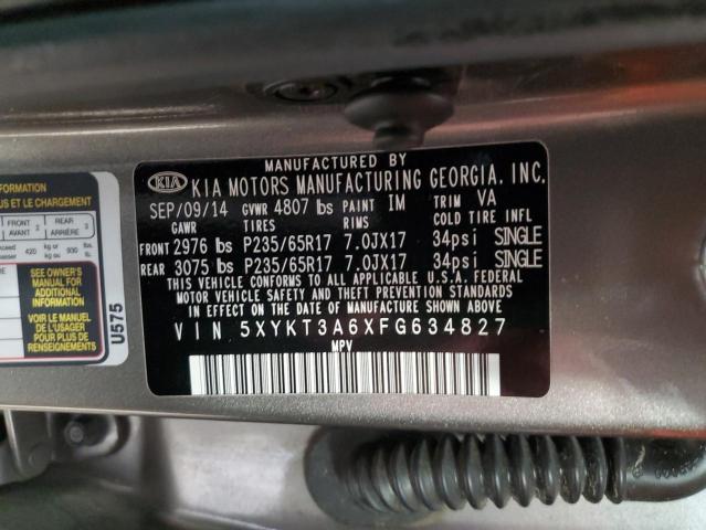 5XYKT3A6XFG634827 KIA Sorento