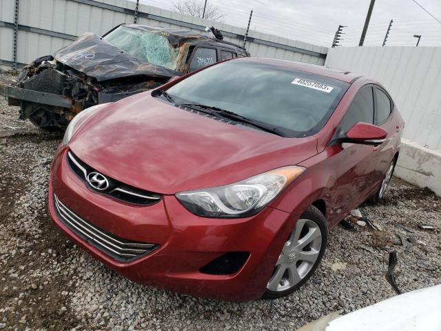 Salvage cars for sale at Louisville, KY auction: 2013 Hyundai Elantra GLS
