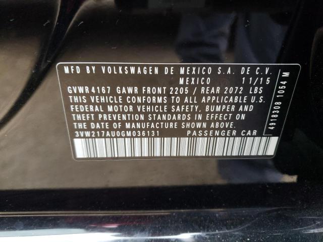 2016 VOLKSWAGEN GOLF - 3VW217AU0GM036131