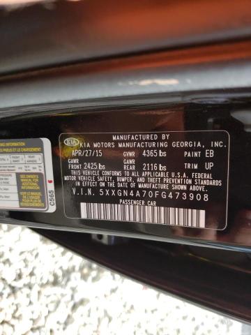 2015 KIA OPTIMA EX - 5XXGN4A70FG473908