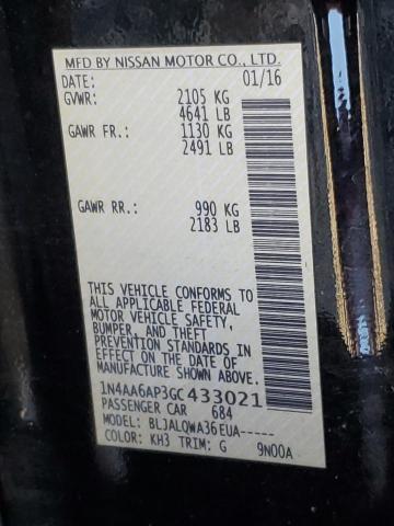 1N4AA6AP3GC433021 Nissan Maxima 3.5s