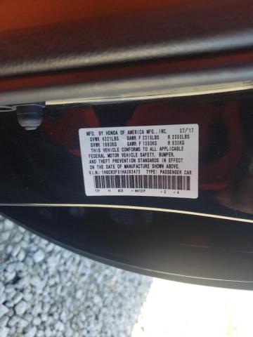 2017 HONDA ACCORD SPO 1HGCR2F51HA262473