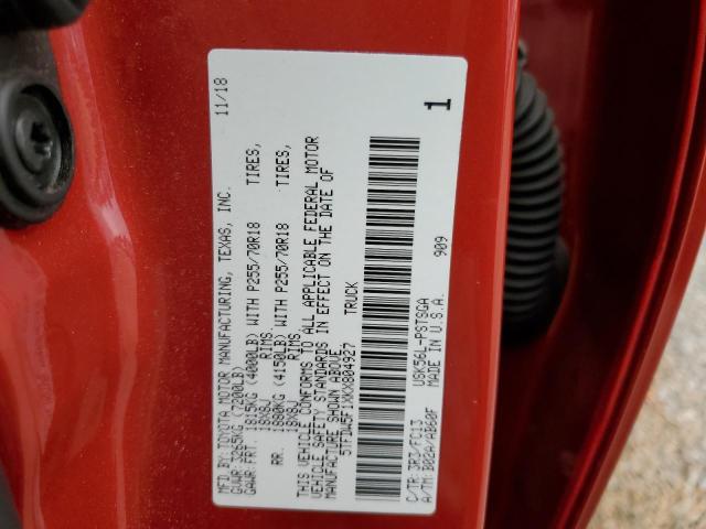 2019 TOYOTA TUNDRA CRE - 5TFDW5F1XKX804927