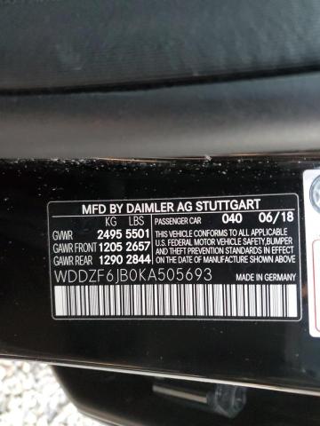 WDDZF6JB0KA505693 Mercedes-Benz E-Class E 450 4MAT 10