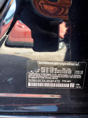 5UXKU0C5XJ0G81470 BMW X6