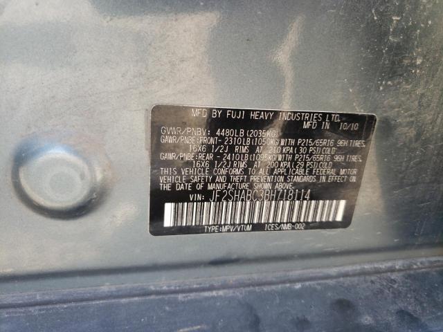 JF2SHABC3BH718114 Subaru Forester