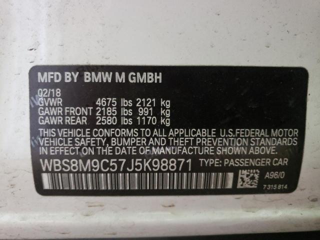 2018 BMW M3 - WBS8M9C57J5K98871