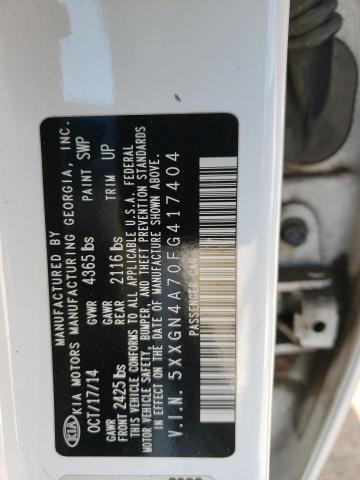 5XXGN4A70FG417404 KIA OPTIMA EX