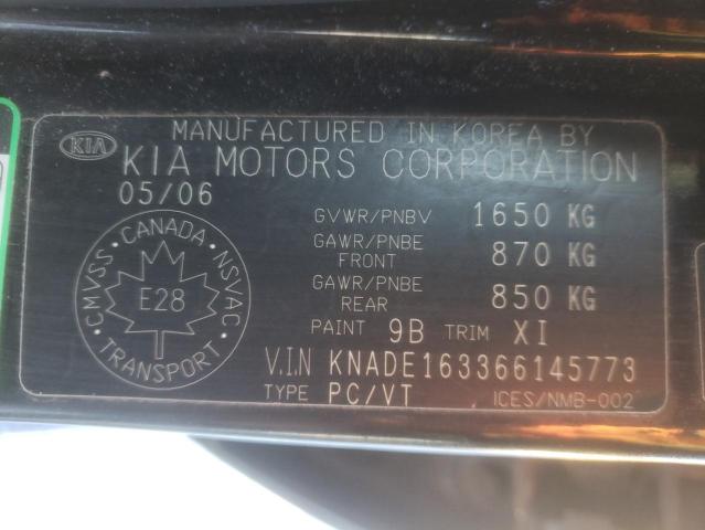 KNADE163366145773 KIA Rio 5