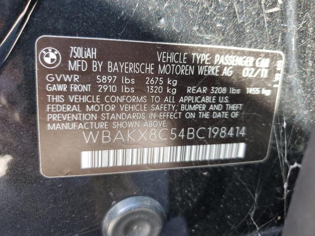 WBAKX8C54BC198414 BMW 750 LI