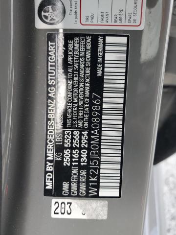 2021 MERCEDES-BENZ CLS 450 - W1K2J5JB0MA089867