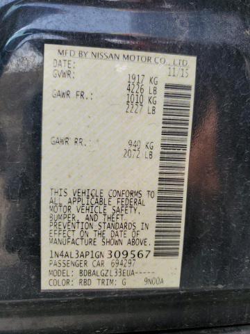 1N4AL3AP1GN309567 Nissan ALTIMA 2.5