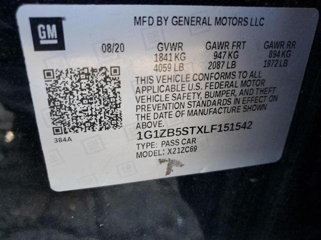 2020 CHEVROLET MALIBU LS - 1G1ZB5STXLF151542
