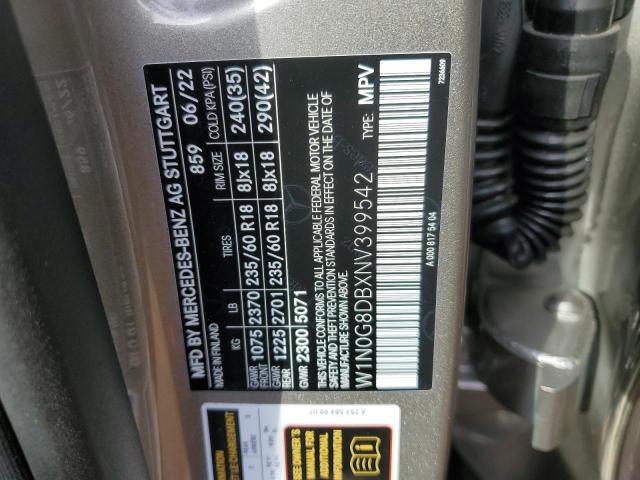 2022 MERCEDES-BENZ GLC 300 - W1N0G8DBXNV399542