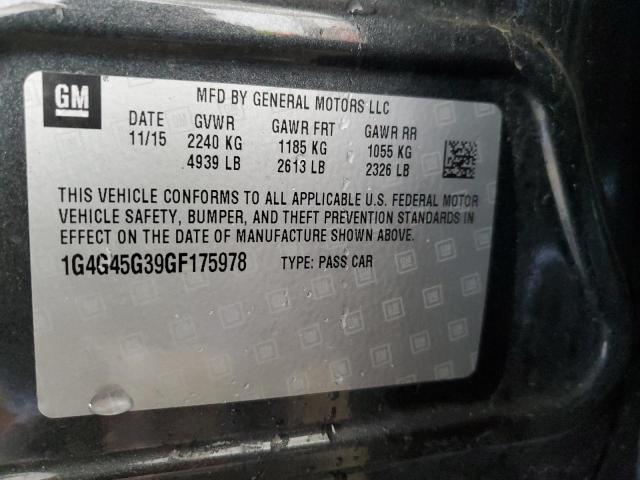 2016 BUICK LACROSSE S - 1G4G45G39GF175978