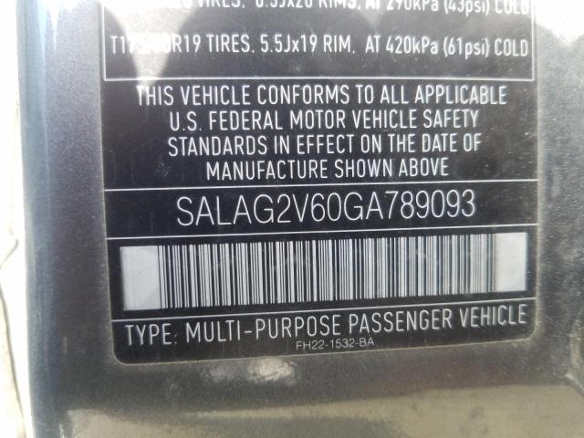 2016 LAND ROVER LR4 HSE - SALAG2V60GA789093