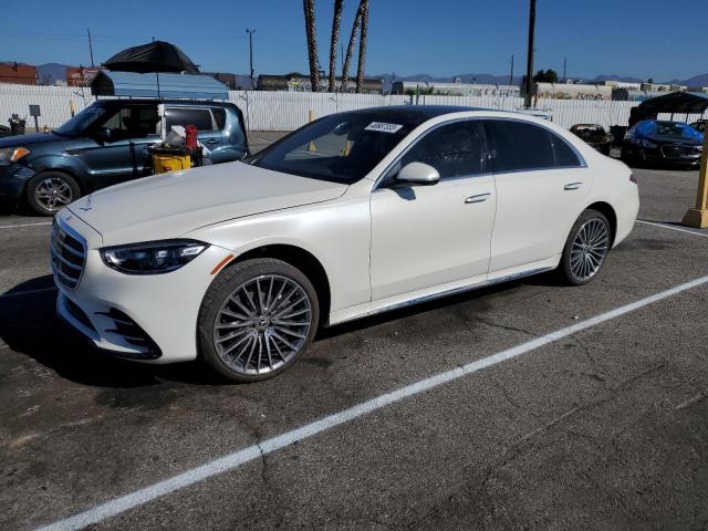 Salvage cars for sale at Van Nuys, CA auction: 2022 Mercedes-Benz S 580 4matic