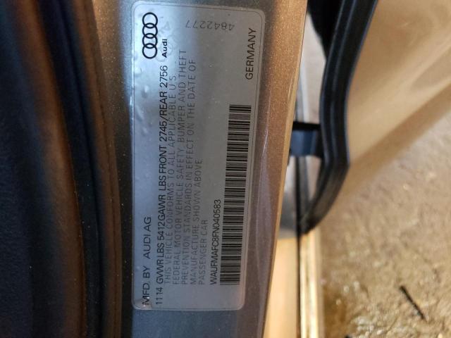 2015 AUDI A6 PREMIUM - WAUFMAFC8FN040583
